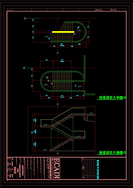 浮龙阳路站建筑设计素材cad图纸