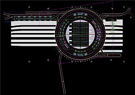 火車站南站建筑素材cad圖紙