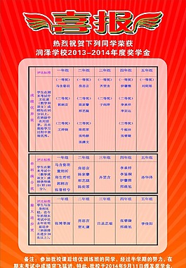 喜报