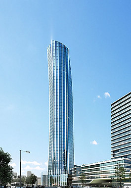 高樓大廈外觀效果