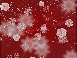 圣誕節(jié)雪花素材視頻片頭MOV