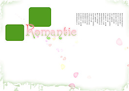 淡雅婚紗背景psd模板