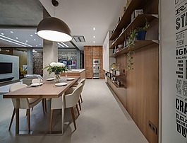 家居室內(nèi)餐廳效果圖