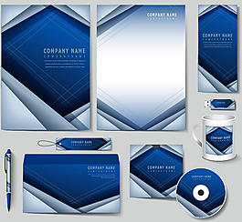 藍(lán)色吊牌VI設(shè)計