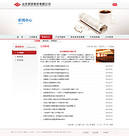 鋼鐵網(wǎng)站內(nèi)頁設(shè)計