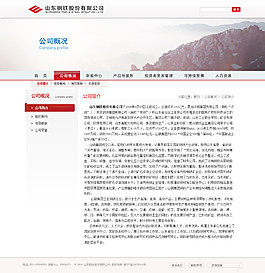 鋼鐵網(wǎng)站內(nèi)頁設(shè)計