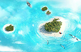 去海边吧QQ空间flash