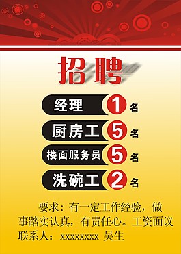 招聘海報(bào)圖片