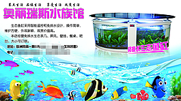 水族馆宣传单、