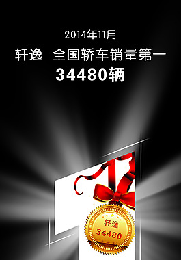 尼桑高清PSD軒逸分成圖
