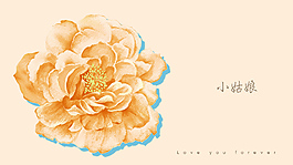 牡丹花背景毒酒才