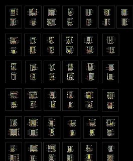 玄关100个CAD立面图图片