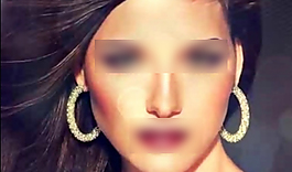 美女頭像模板