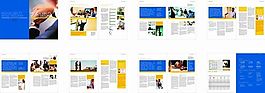 歐美公司大氣畫冊設(shè)計模板