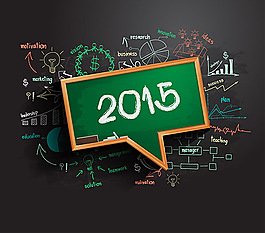 2015年手繪圖表矢量素材
