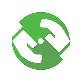 綠色簡約商務咨詢logo