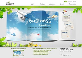 創(chuàng)意設(shè)計(jì)素材cad網(wǎng)頁模板