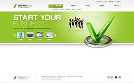綠色界面設(shè)計(jì)cad網(wǎng)頁模板