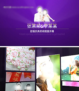 婚礼开场AE视频素材片头免费下载