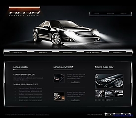 汽車網(wǎng)站模型