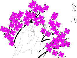 梅花  cdr高清下載
