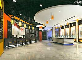 企業(yè)大堂模型
