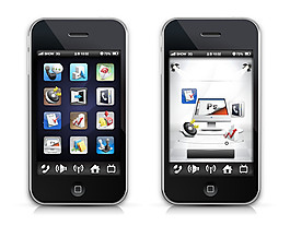 iPhone設計圖標手機app素材
