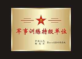 金色腐蝕銅牌
