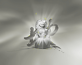 灰色古風(fēng)素材psd分層素材