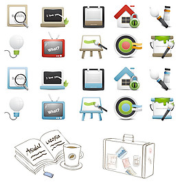 生活類圖標設計psd網(wǎng)頁素材