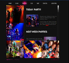 演唱會(huì)網(wǎng)頁(yè)宣傳flash網(wǎng)頁(yè)模板