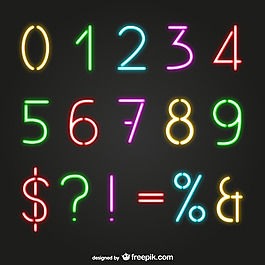 數(shù)字字母背景矢量素材