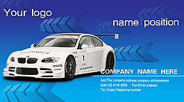 跑車名片設(shè)計(jì)