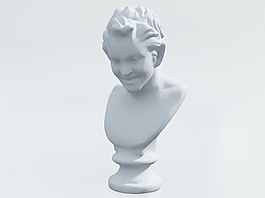 石膏像3d模型源文件下载