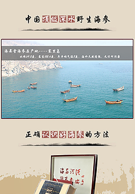 淘寶海參詳情頁