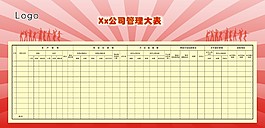 大表格展板