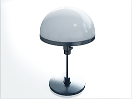 磨砂玻璃半球臺(tái)燈3d模型下載