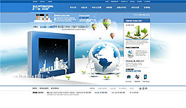 商務(wù)網(wǎng)頁psd網(wǎng)頁模板