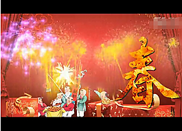 煙花LED視頻背景