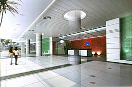 公司大厅模型