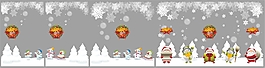 雪人櫥窗