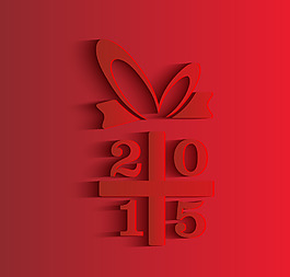 2015字體設計矢量圖