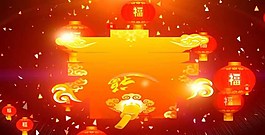 开春通用开场 LED舞台背景动态视频素材