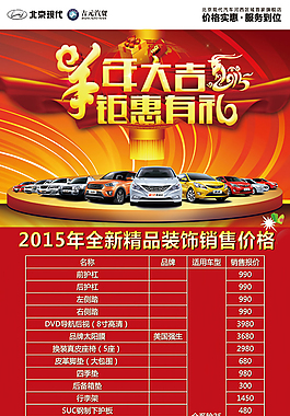 汽車(chē)促銷(xiāo)海報(bào)