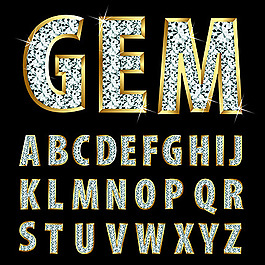 钻石字体