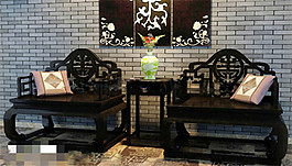 太師椅設(shè)計(jì)效果3D模型素材