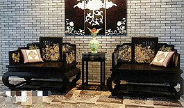 太師椅設(shè)計(jì)3D模型素材