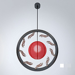中式古典設(shè)計(jì)吊燈3D模型素材