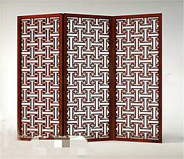 中式屏風(fēng)通花室內(nèi)展示3D模型素材