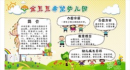 幼兒園展板
